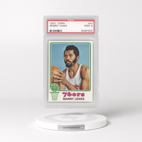 1973 Topps #74 Manny Leaks (PSA 9 MINT)