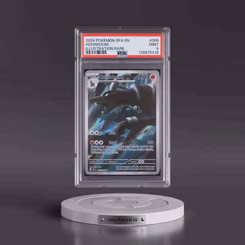2024 Pokémon Sfa EN-Shrouded Fable #066 Houndoom - Illustration Rare (PSA 9 MINT)