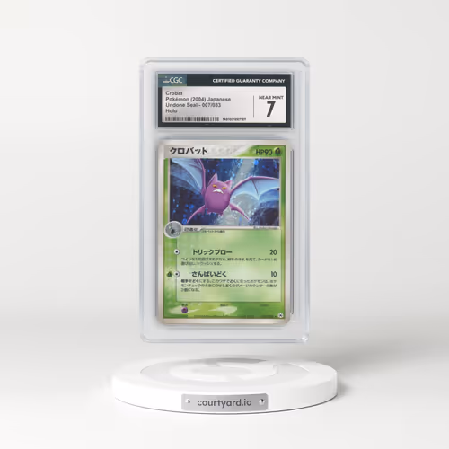 2004 Undone Seal #007/083 Crobat - Holo (CGC 7 NM)