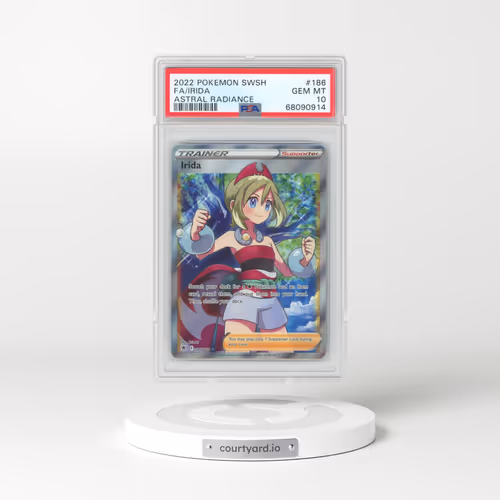 2022 Pokémon Sword & Shield Astral Radiance #186 Irida - Full Art (PSA 10 GEM MINT)