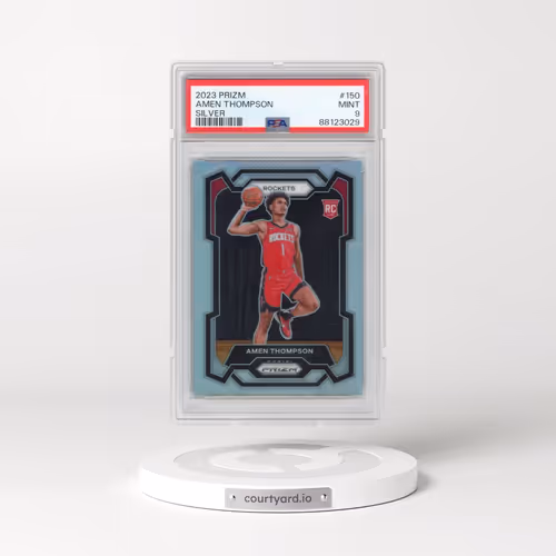 2023 Panini Prizm #150 Amen Thompson - Silver Prizm (PSA 9 MINT)