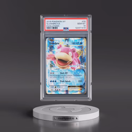 2016 Pokémon XY Evolutions #26 Slowbro EX - Holo (PSA 10 GEM MINT)
