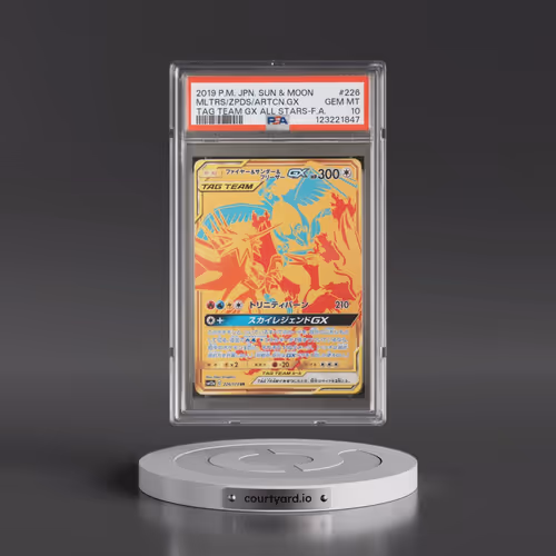 2019 Pokémon Sun & Moon Tag Team GX All Stars #226 Moltres & Zapdos & Articuno GX - Holo Full Art (P