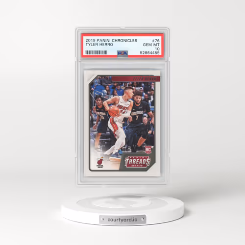 2019 Panini Chronicles #76 Tyler Herro (PSA 10 GEM MINT)