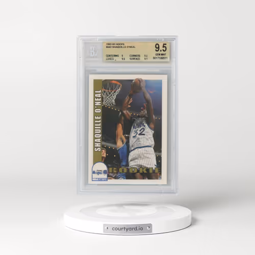 1992 Hoops #442 Shaquille O'Neal (BGS 9.5 GEM MINT)