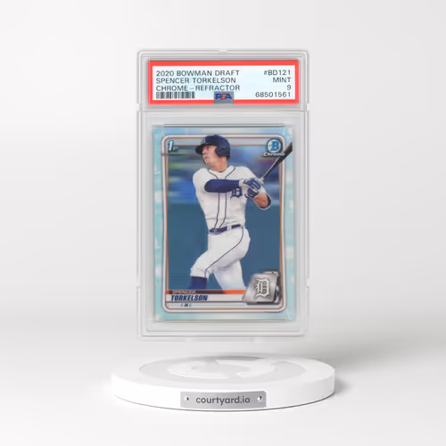 2020 Bowman Draft #BD121 Spencer Torkelson - Chrome-Refractor (PSA 9 MINT)