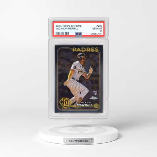 2024 Topps Chrome #207 Jackson Merrill (PSA 10 GEM MINT)