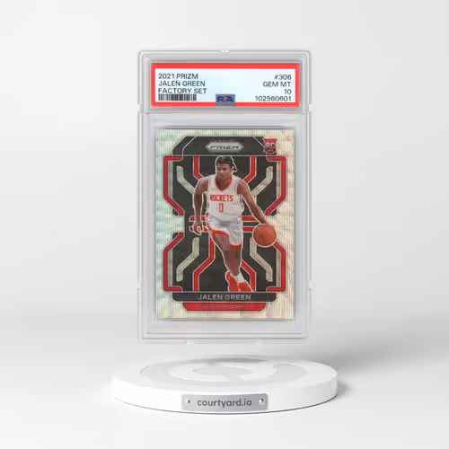 2021 Panini Prizm Factory Set #306 Jalen Green (PSA 10 GEM MINT)