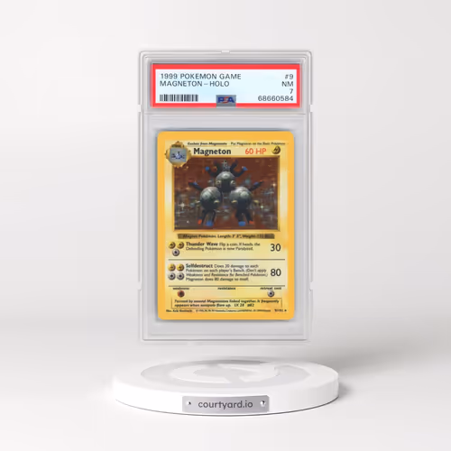 1999 Pokémon Game #9 Magneton - Holo Shadowless (PSA 7 NM)