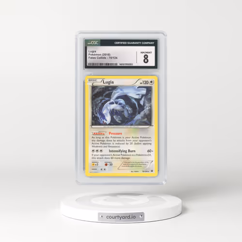 2016 Fates Collide #78/124 Lugia (CGC 8 NM-MT)