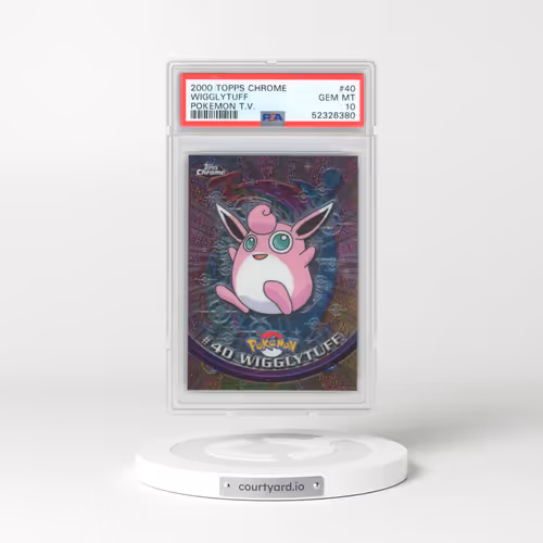 2000 Topps Chrome Pokémon T.V. #40 Wigglytuff (PSA 10 GEM MINT)
