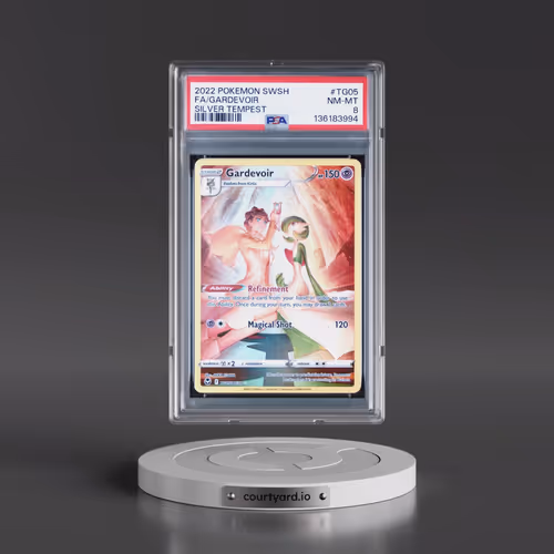 2022 Pokémon Sword & Shield Silver Tempest #TG05 Gardevoir - Full Art (PSA 8 NM-MT)
