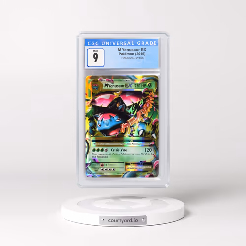 2016 Evolutions #2/108 M Venusaur EX - Holo (CGC 9 MINT)
