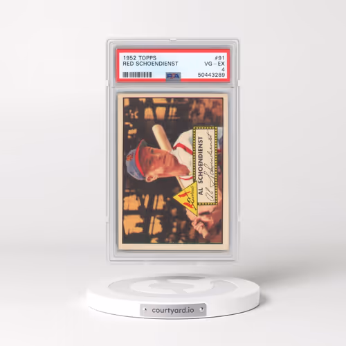 1952 Topps #91 Red Schoendienst (PSA 4 VG-EX)