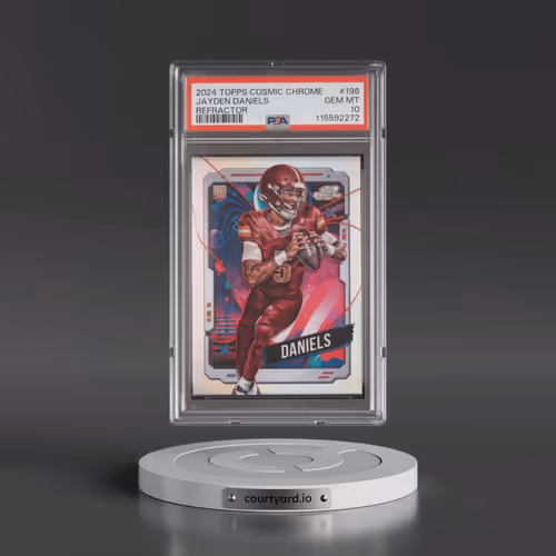 2024 Topps Cosmic Chrome #196 Jayden Daniels - Refractor (PSA 10 GEM MINT)