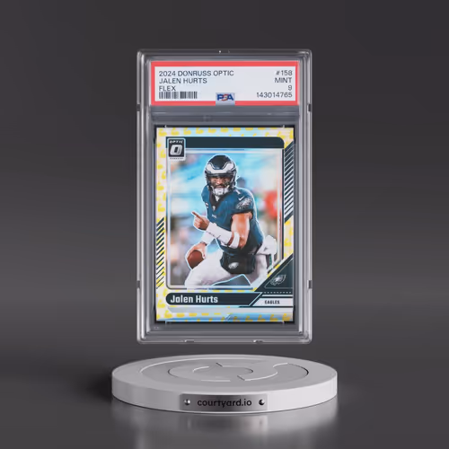 2024 Panini Donruss Optic #158 Jalen Hurts - Flex (PSA 9 MINT)