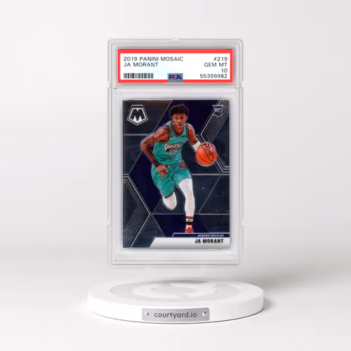 2019 Panini Mosaic #219 Ja Morant (PSA 10 GEM MINT)