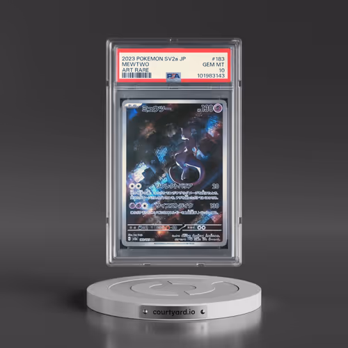 2023 Pokémon Sv2a-Pokemon 151 #183 Mewtwo - Art Rare (PSA 10 GEM MINT)