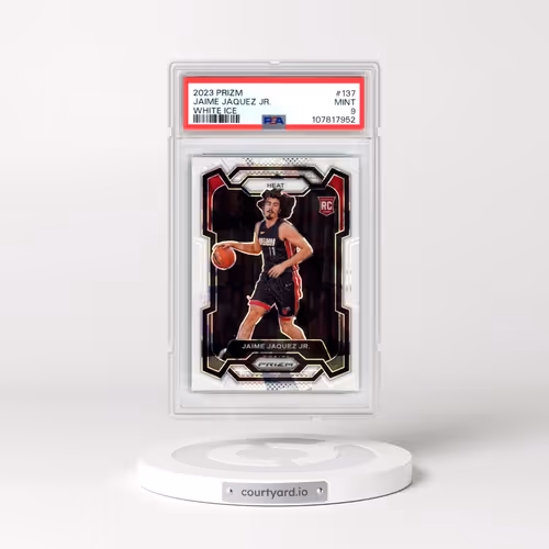 2023 Panini Prizm #137 Jaime Jaquez Jr. - White Ice (PSA 9 MINT)