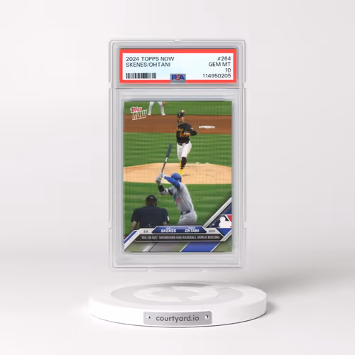 2024 Topps Now #264 Paul Skenes/Shohei Ohtani (PSA 10 GEM MINT)