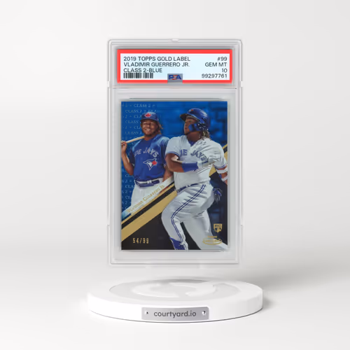2019 Topps Gold Label #99 Vladimir Guerrero Jr. - Class 2-Blue (PSA 10 GEM MINT)