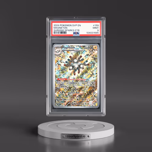 2024 Pokémon Svp EN-SV Black Star Promo #159 Magneton - Surging Sparks Elite Trainer Box (PSA 9 MINT
