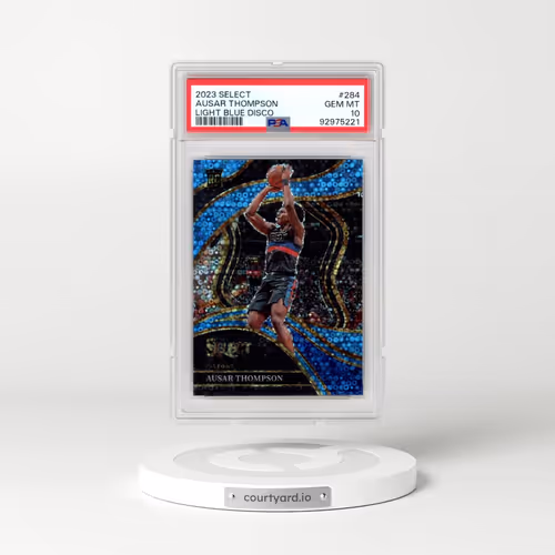 2023 Panini Select #284 Ausar Thompson - Light Blue Disco (PSA 10 GEM MINT)