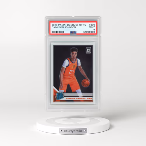 2019 Panini Donruss Optic #200 Cameron Johnson (PSA 9 MINT)