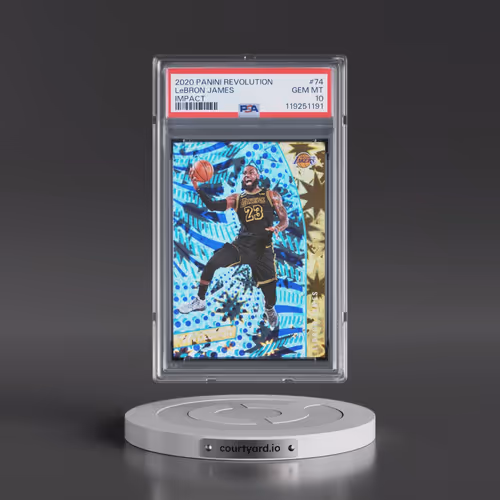 2020 Panini Revolution #74 LeBron James - Impact (PSA 10 GEM MINT)