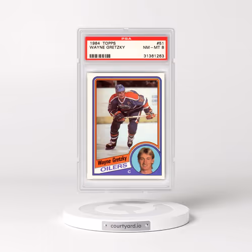 1984 Topps #51 Wayne Gretzky (PSA 8 NM-MT)