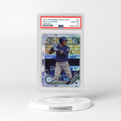 2019 Bowman Mega Box Chrome #97 Noelvi Marte (PSA 10 GEM MINT)