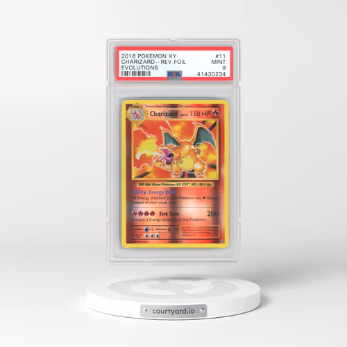 2016 Pokémon XY Evolutions #11 Charizard - Reverse Foil (PSA 9 MINT)