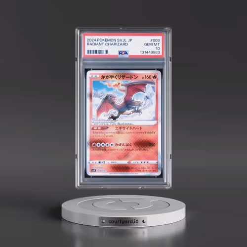 2024 Pokémon Svjl-Battle Master Deck Terastal Charizard EX #003 Radiant Charizard - Holo (PSA 10 GEM