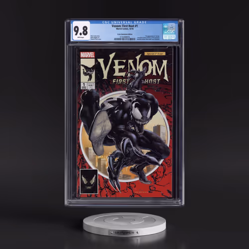 Venom: First Host #1 CGC 9.8 White Pages (Marvel Comics, 10/18) - Universal Crain Convention Edition
