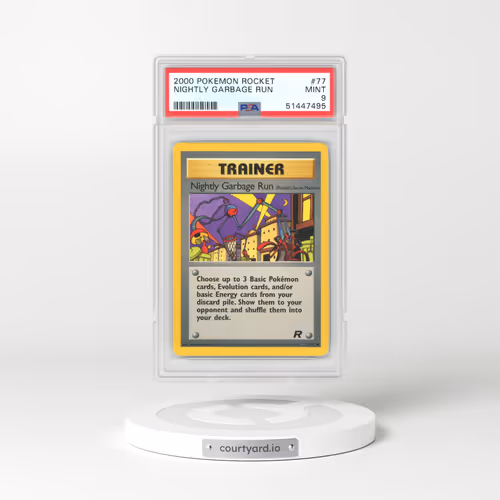 2000 Team Rocket #77 Nightly Garbage Run (PSA 9 MINT)