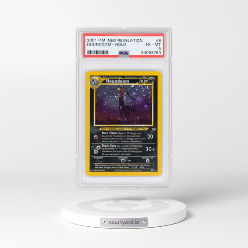 2001 Neo Revelation #8 Houndoom - Holo (PSA 6 EX-MT)