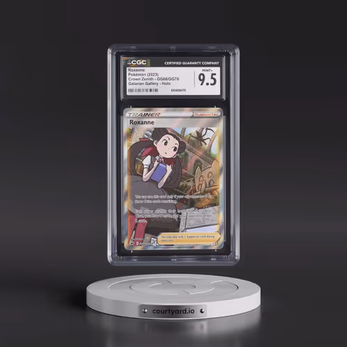 2023 Crown Zenith #GG66/GG70 Roxanne - Galarian Gallery Holo (CGC 9.5 MINT+)