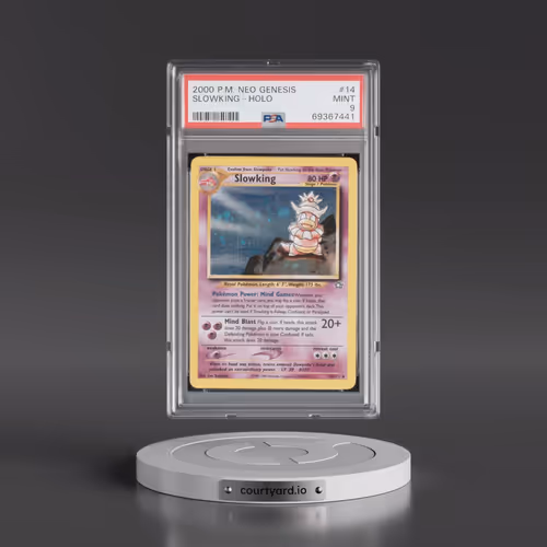 2000 Pokémon Neo Genesis #14 Slowking - Holo (PSA 9 MINT)
