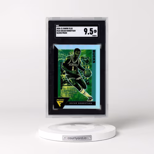 2020 Panini Flux #183 Oscar Robertson - Silver Prizm (SGC 9.5 MINT+)