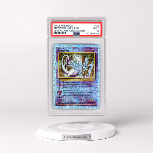 2002 Pokémon Legendary Collection #29 Mewtwo - Reverse Foil (PSA 9 MINT)