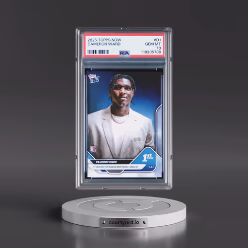 2025 Topps Now #D1 Cameron Ward (PSA 10 GEM MINT)