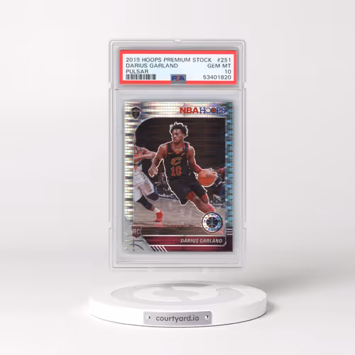 2019 Panini Hoops Premium Stock #251 Darius Garland - Pulsar (PSA 10 GEM MINT)
