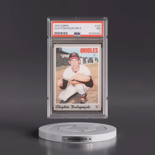 1970 Topps #319 Clayton Dalrymple (PSA 7 NM)