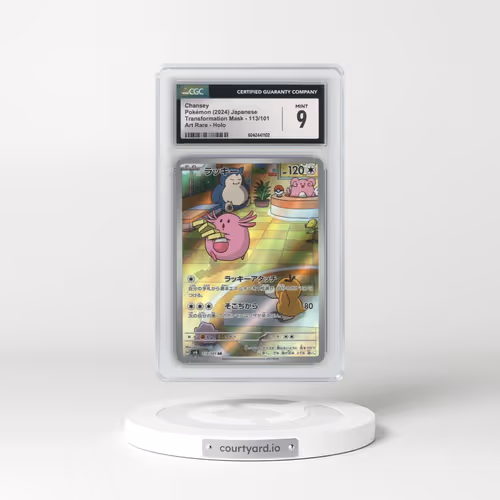 2024 Transformation Mask #113/101 Chansey - Art Rare Holo (CGC 9 MINT)