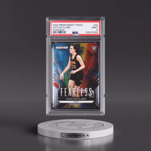 2024 Panini Prizm Draft Picks Fearless #24 Caitlin Clark (PSA 9 MINT)