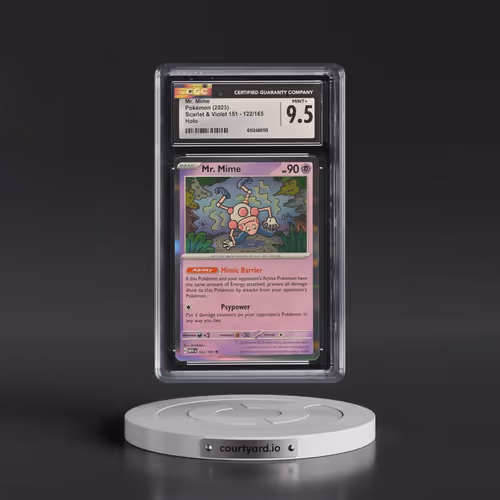 2023 Scarlet & Violet 151 - MEW EN #122/165 Mr. Mime - Holo (CGC 9.5 MINT+)