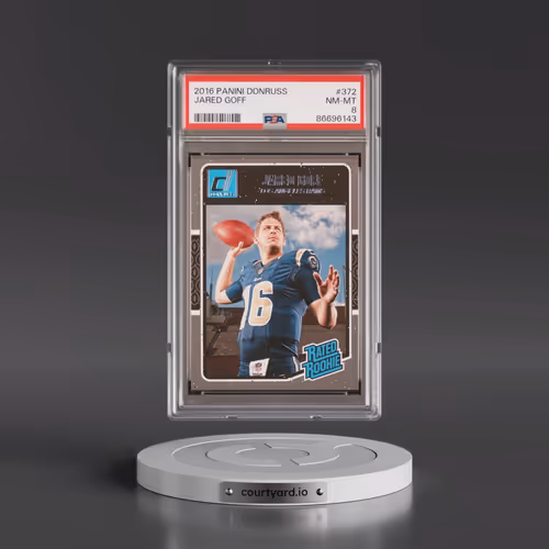 2016 Panini Donruss #372 Jared Goff (PSA 8 NM-MT)