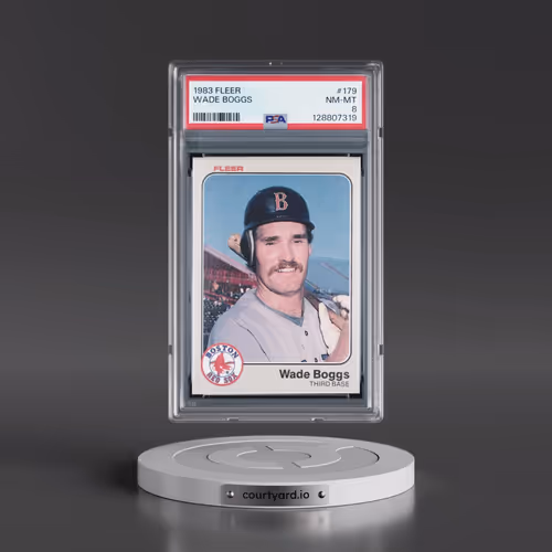 1983 Fleer #179 Wade Boggs (PSA 8 NM-MT)