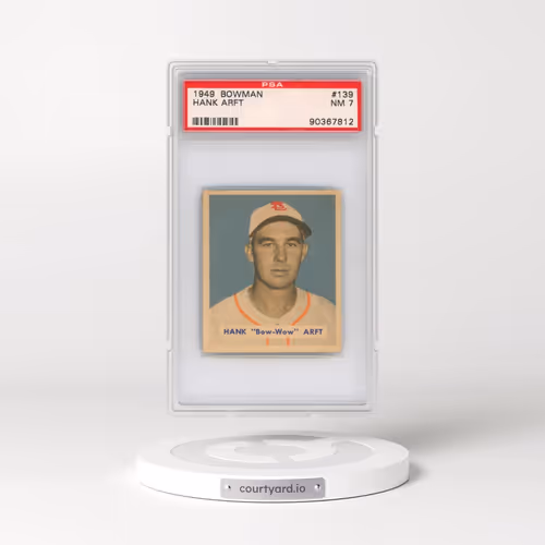 1949 Bowman #139 Hank Arft (PSA 7 NM)