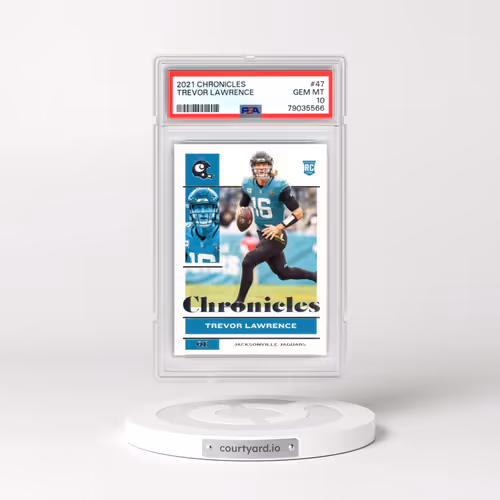 2021 Panini Chronicles #47 Trevor Lawrence (PSA 10 GEM MINT)